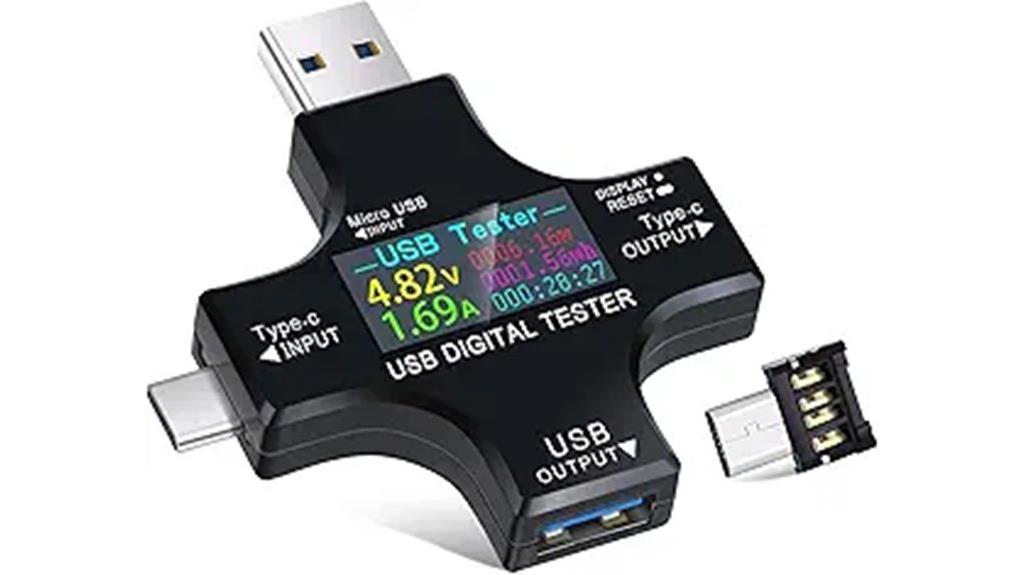 usb type c tester lcd