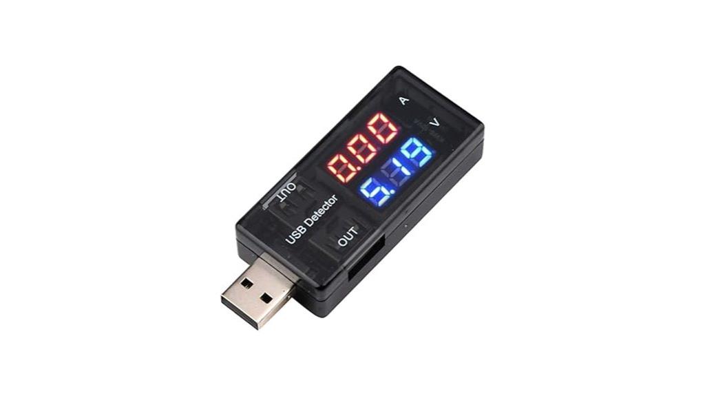 usb voltage display