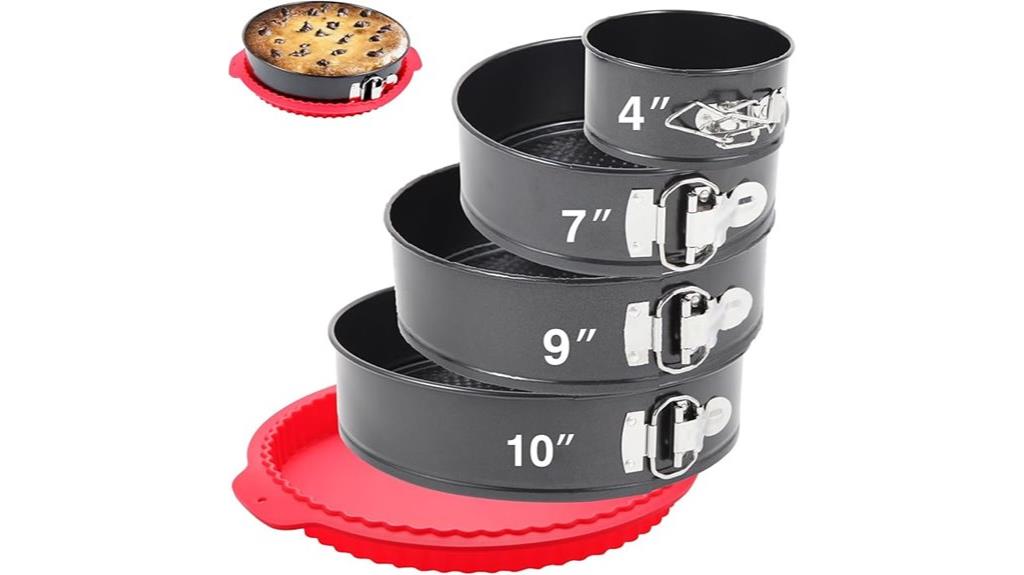 variety of springform sizes