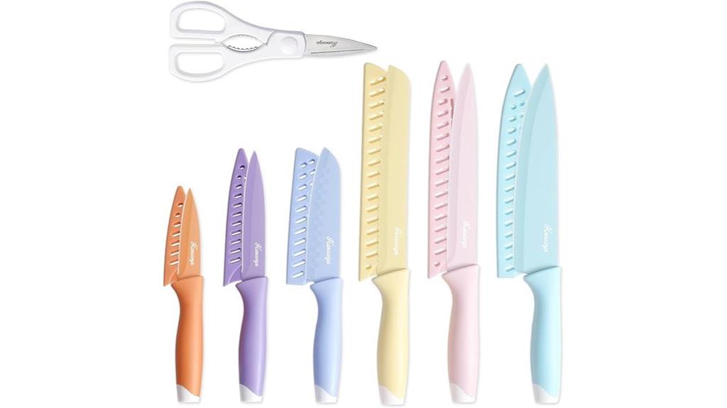 vibrant 13 piece knife set