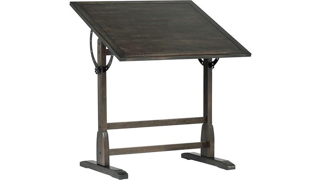 vintage drawing table with ledge
