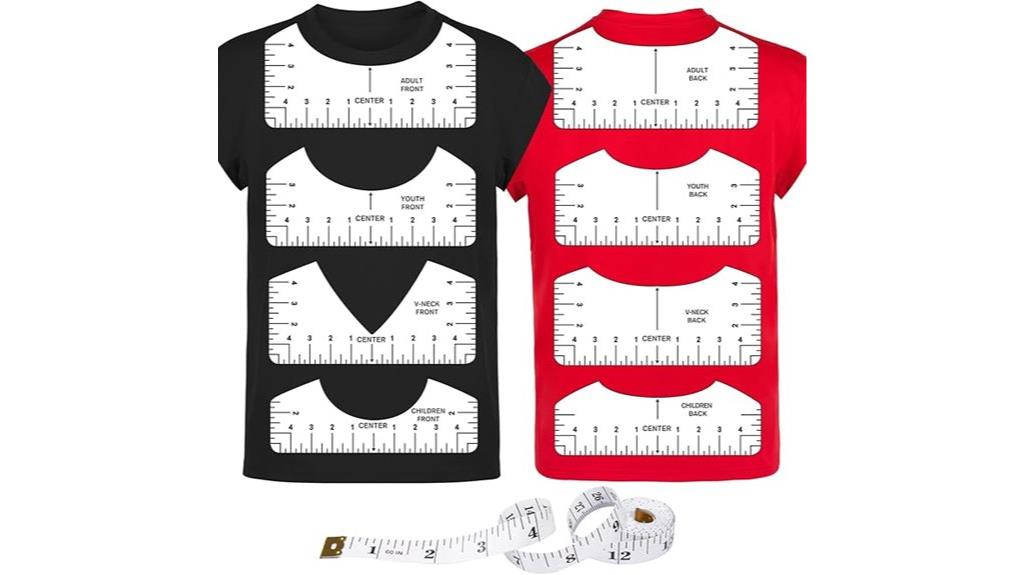 vinyl t shirt alignment kit