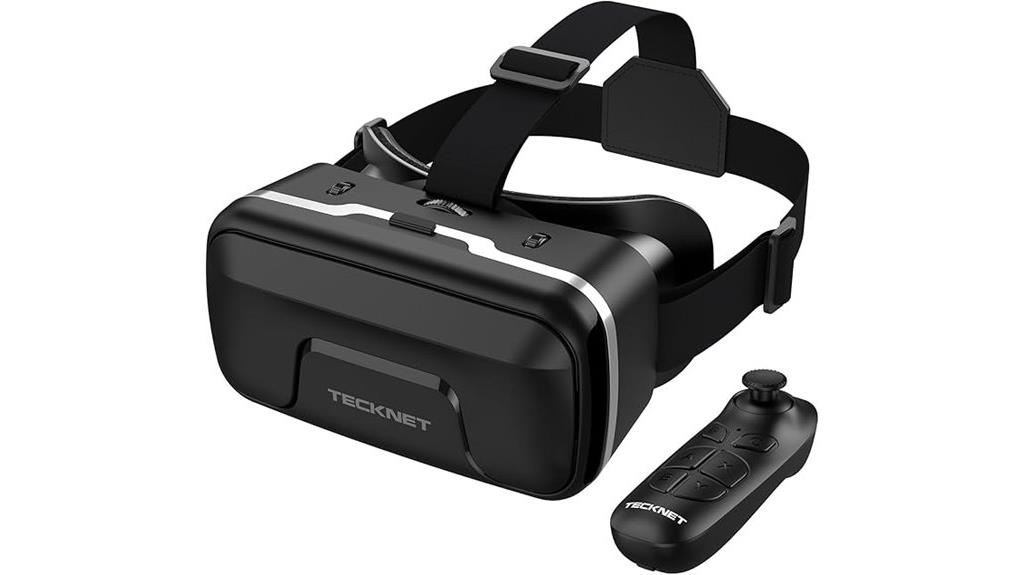 vr headset with controller
