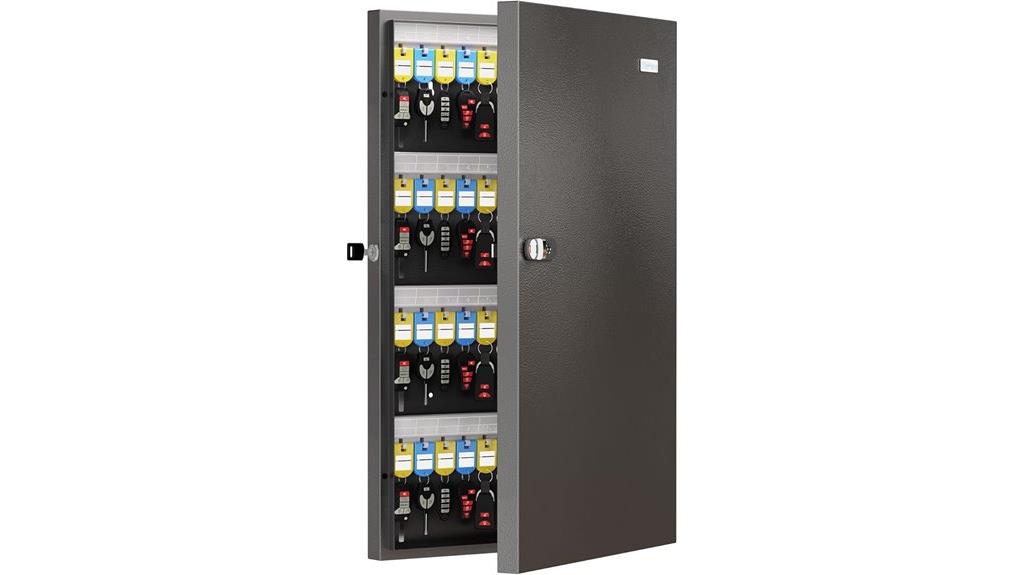 wall mounted key lock box