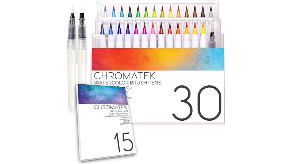 watercolor brush pen set