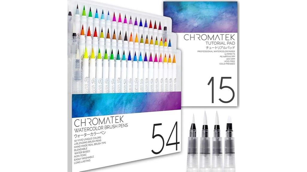 watercolor pen set bundle