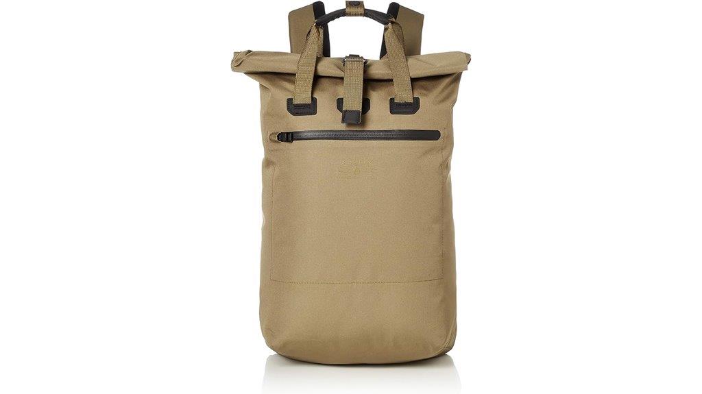 waterproof cordura khaki backpack