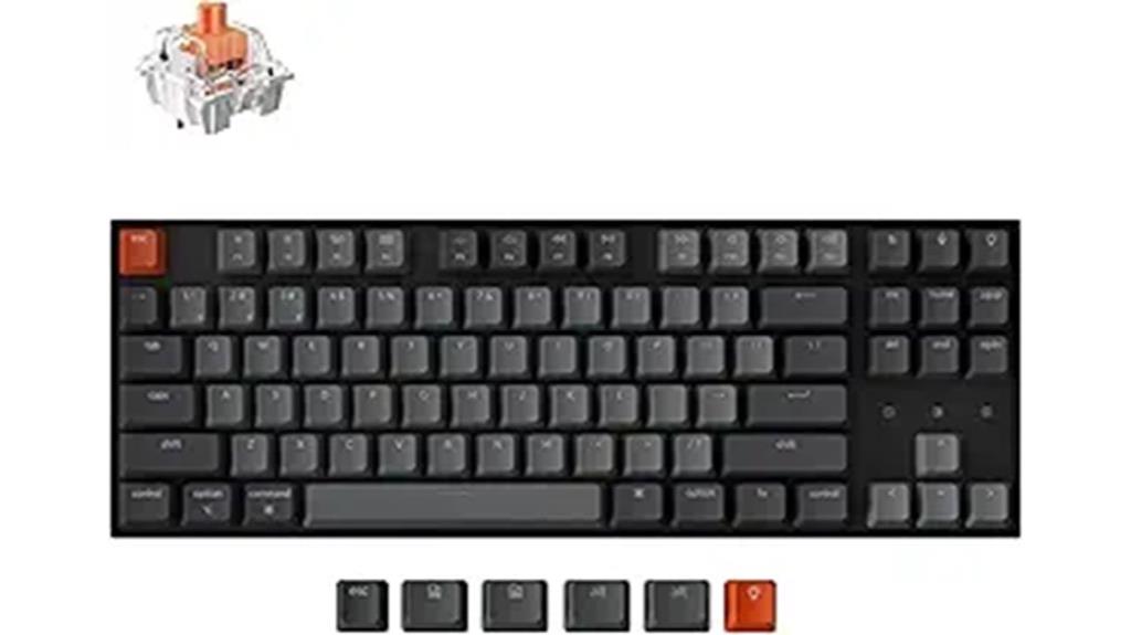 wireless mechanical keyboard red