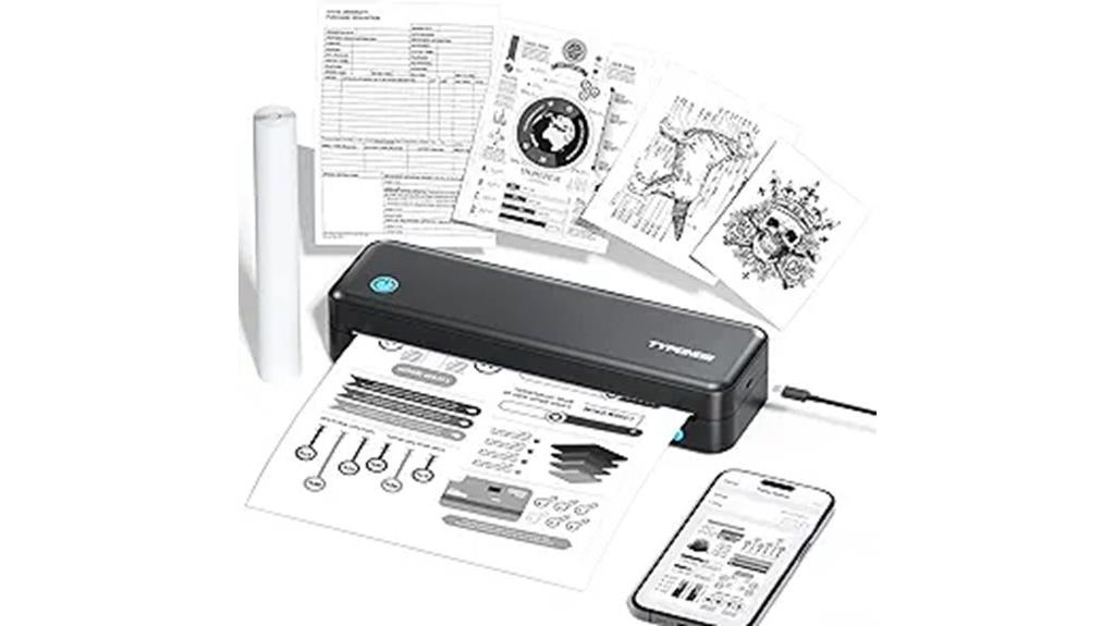 wireless portable bluetooth printer