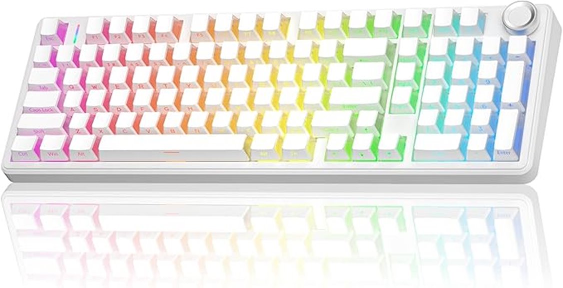 wireless rgb mechanical keyboard
