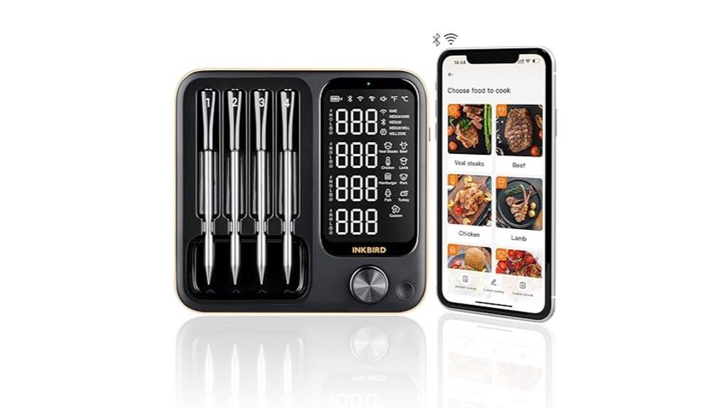 wireless thermometer with probes