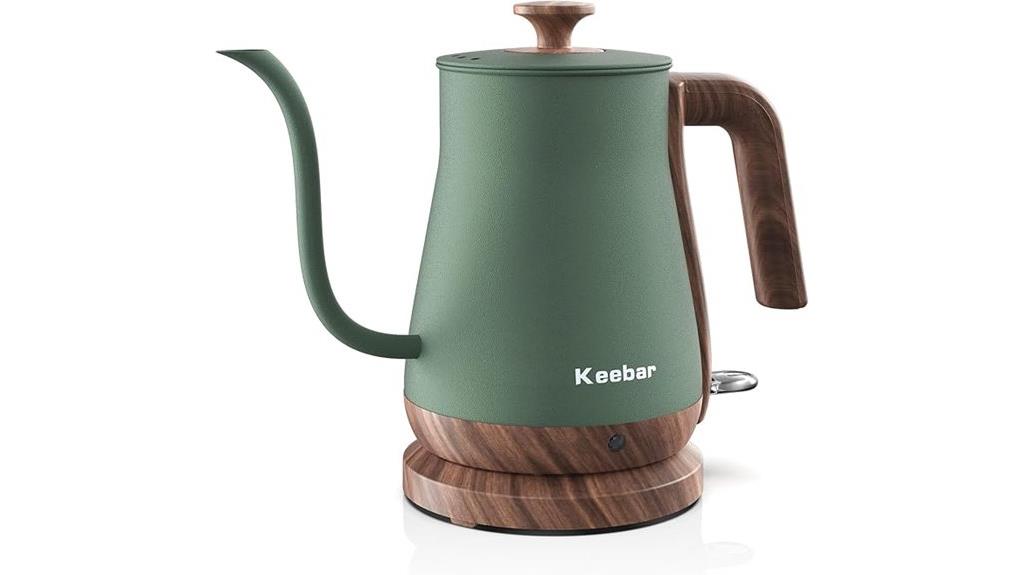 wooden handle electric kettle