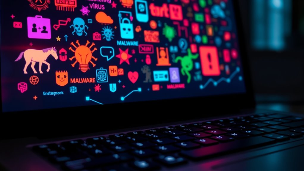 types of malware and threats