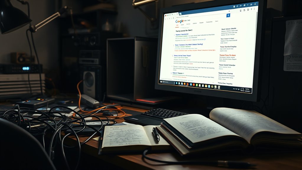 using search engine vulnerabilities