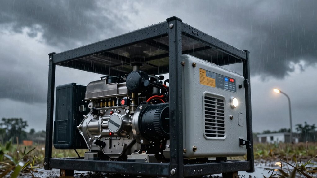 backup generators ensure grid stability