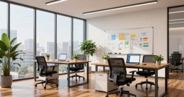 office furniture boosts productivity