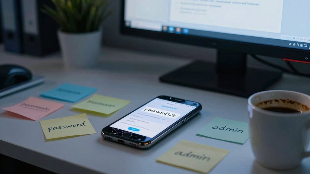 weak passwords enable cyberattacks